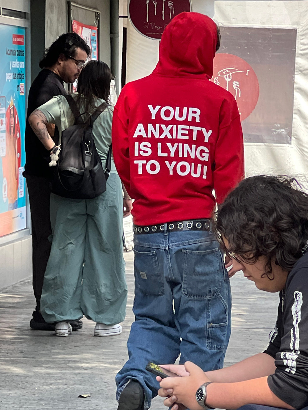 Your Anxiety Is Lying To You Hoodie