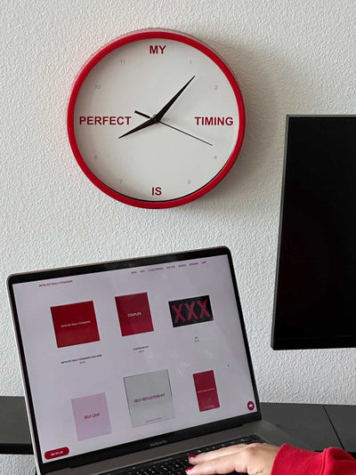 My Timing Is Perfect Wall Clock